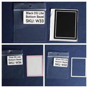 Bisel inferior para DS Lite Nintendo Bisel LCD inferior DSL NDSL - ¡3 colores! USA - Imagen 1 de 13