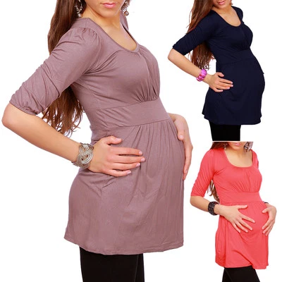 New MATERNITY WEAR Clothing TOP TUNIC Pregnancy Size 8 10 12 14 16 18 5006 - Image 1 of 2