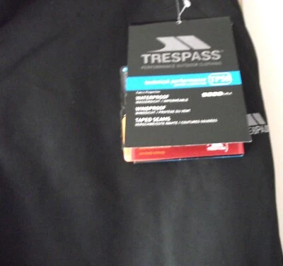 Trespass Damas Lohan Esquí Salopette Pantalones NEGRO TP50 Protekt LT TALLA S - NUEVO Foto 1 de 4