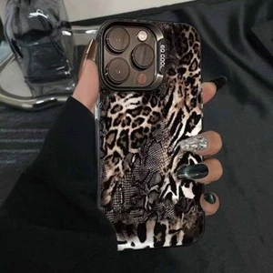 Case For iPhone 16 Pro Max 15 14 13 12 11 X XR XS 8 7 Leopard Print Phone Cover - Picture 1 of 7