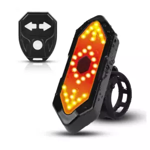 FRECCE MONOPATTINO BICI BICICLETTA INDICATORI DIREZIONE WIRELESS LUCI LED RICARI - Foto 1 di 9
