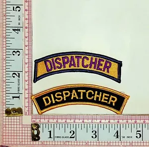 Dispatcher Vest Jacket Hat Patches Crest Badge Logo - Picture 1 of 1