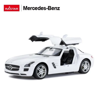 1/14 Rastar Mercedes Benz SLS RC Car White - Image 1 of 3