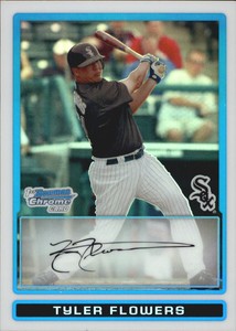 2009 Bowman Chrome Prospects Refractors Baseball Card #BCP23 Tyler Flowers/599