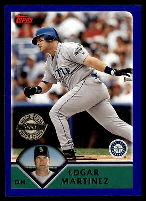 2003 Topps Edgar Martinez #159 Home Team Advantage Seattle Mariners - Image 1 of 2