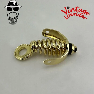 Vintage Lowrider UNIVERSAL FULL TWISTED Bicycle Steel Spring Fork Head Accessory - Image 1 of 2