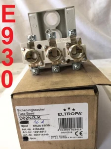 ELTROPA Sicherungssockel D02N/3-K | 16 A | 3 Polig ( 4st. im pack ) - Bild 1 von 7