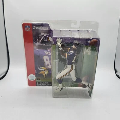 McFarlane Fútbol Serie 1: Randy Moss con Jersey Púrpura Foto 1 de 2
