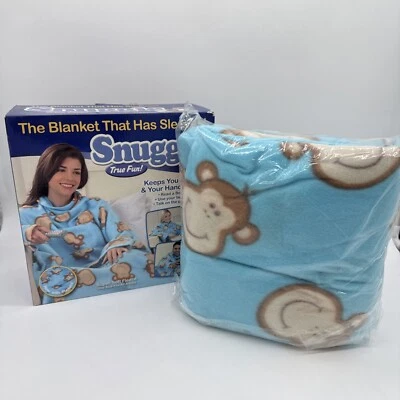 Snuggie Monkey Print | As Seen on TV! - One Size Adult - Open Box (See Pics) - Image 1 of 4