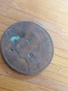 GRIECHENLAND FÜNF 5 LEPTA 1882 ALTE MÜNZE - Bild 1 von 10