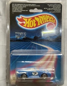 1986 Hot Wheels Porsche 959 Foreign Series 3808 Light Blue Euro Spec W/Protector - Picture 1 of 15