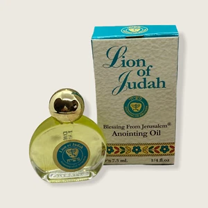 Anointing Oil  Lion of Judah from Jerusalem Made in the Holy land 7.5 ml Israel  - Picture 1 of 7