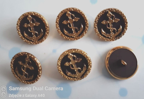 LOUIS VUITTON（LV） Prezzo bottone Louis Vuitton per 6 pz taglia 22 mm marrone oro