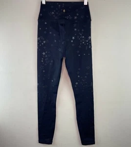 Legging Spiritual Gangster Estrellado Cintura Alta 7/8 Tobillo Negro Estrellas Yoga S Pequeño - Imagen 1 de 10