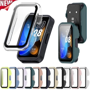 For Huawei Watch Band 10 10 NFC 9 9 NFC 8 8 NFC PC+Glass Protective Case Cover - Zdjęcie 1 z 101