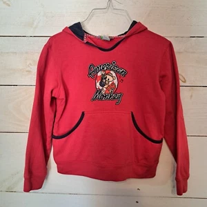 Bobby Jack American Monkey Y2K Size Kids Large Hoodie - Picture 1 of 6