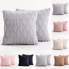 18"x18" Plush Velvet Cushion Cover Sofa Throw Geometric Pillow Cases Home Decor