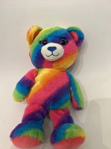 Build A Bear Rainbow Stuffed Animal with Heart Inside - Picture 1 of 3