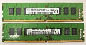 SK Hynix 16GB (2x8GB) DDR4 HMA41GU6AFR8N-TF N0 AC PC4-2133P-UB0-11 #R2446 - Bild 1 von 2