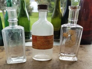 Lot of 3 Utica N.Y. Pharmacy Bottles- William's, Griffian & Hoxie, Griffiths... - Picture 1 of 5