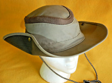 REI Duck Cotton BOONIE Hat ~ Snap-Up Brim ~ Aussie Style KHAKI ~ Size Medium