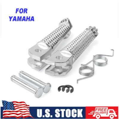 Aluminum Rider Front Footrest Foot Pegs Adapter For YAMAHA YZF R25 R125 R3 R1 R6 - Image 1 of 4