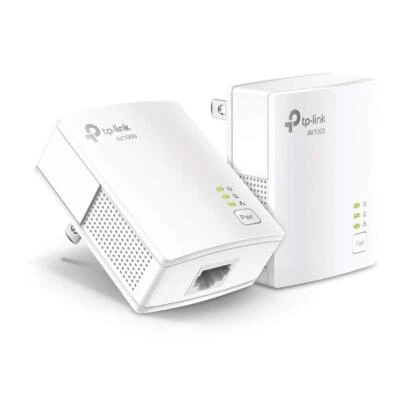 TP Link TL PA7017 HomePlug AV2 Powerline Ethernet Adapter AV1000Mbps - Image 1 of 4