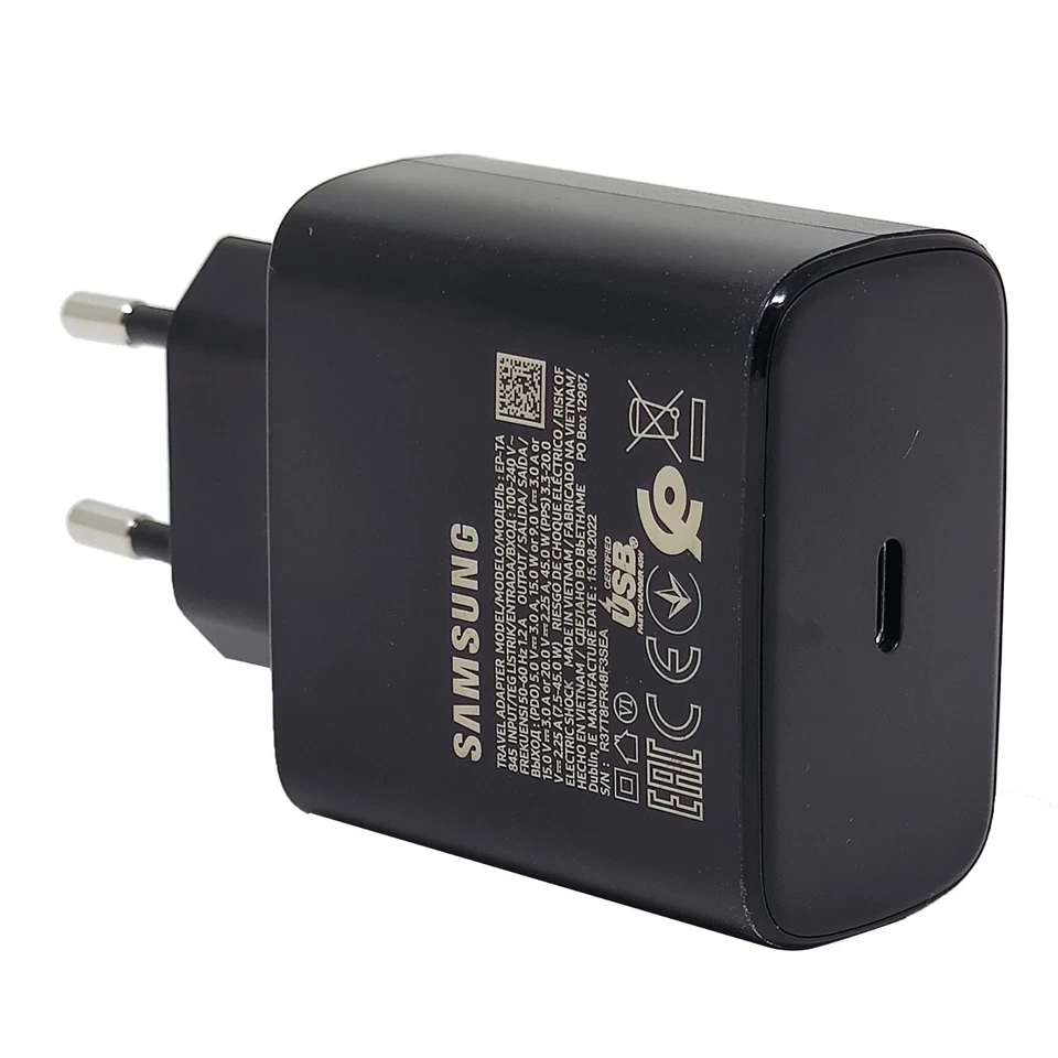 Alimentatore caricabatteria 45W PD originale Samsung pr Galaxy Tab S9 Ultra JV4C - Immagine 1 di 4