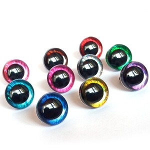 Sicherheitsaugen mit holografischem Effekt - 1 Paar (2 Stück)