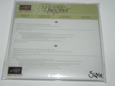 Stampin Up Sizzix Big Shot Snowflake Card Thinlits Dies #135855 (New) - Image 1 of 3