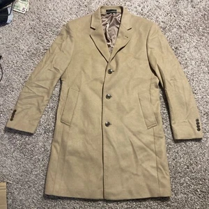 Lauren Ralph Lauren Men's Wool/Cashmere Italian Fabric Overcoat 40S Trench - Picture 1 of 11
