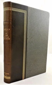 CAELICA by Fulke Greville -1936 [Ltd Ed:35/225] poetry leatherbound Gregynog VG+ - Picture 1 of 11
