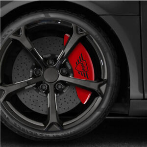 Set of 4 Red Caliper Covers w/Black MGP Logo for 2008-2013 BMW M3