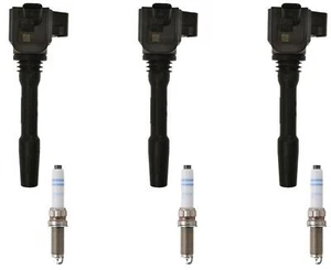 3 Direct Ignition Coil & Platinum Spark Plugs Kit For Mini Cooper 1.5L 2014-2019 - Picture 1 of 6