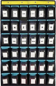 Classroom Cell Phone Organizer Calculator Holder Storage over Door Hanging Schoo - Picture 1 of 12