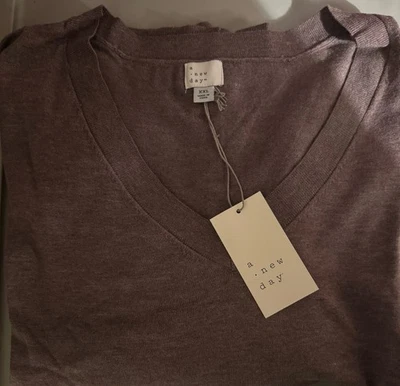 Suéter fino cuello en V A New Day para mujer talla XXLarge Foto 1 de 2