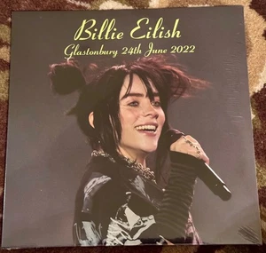 BILLIE EILISH “GLASTONBURY 2022” NEW/SEALED ULTRA RARE LIVE VINYL RECORD - Picture 1 of 2