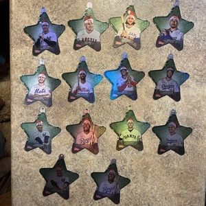 14 Karten Lot 2021 Topps Holiday MLB Star Ornament Cards Die Cut Judge Trout Soto - Bild 1 von 15