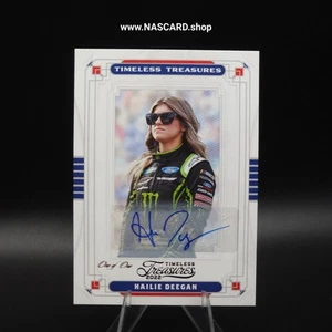 Autógrafos Panini Chronicles Timeless Treasures 2022 Black Hailie Deegan 1/1 - Imagen 1 de 2
