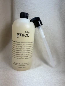 NEU Philosophy 32 Unzen versiegelt Baby Grace Shampoo Bad & Duschgel mit Pumpe - Bild 1 von 3
