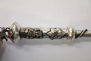 Antiker jüdischer Silber Tora Zeiger 84. Sonde, Russisches Kaiserreich, 1873 - Bild 1 von 14