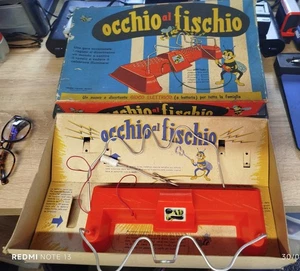 OCCHIO AL FISCHIO Antique Italian Toy Electric Skill Set - Picture 1 of 5