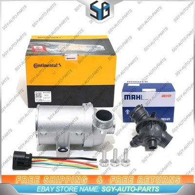 Continental Electric Water Pump & Thermostat for BMW 335i 640i 535i X4 X3 X5 X6 - Image 1 of 4