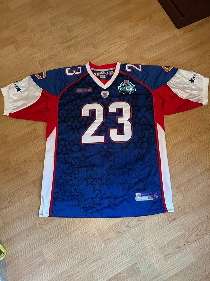Reebok NFL Mens Chicago Bears Devin Hester 2007 Pro Bowl Jersey Size 52  - Image 1 of 4