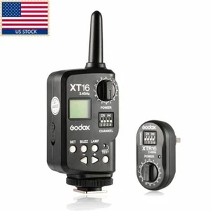 US Godox XT-16 Wireless 2.4G Power Controller Flash Trigger Set f Studio Flashes - Picture 1 of 11