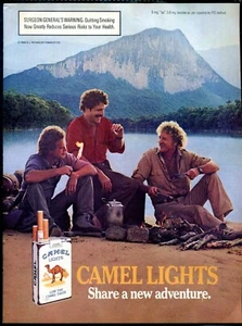 Camel Lights Cigarettes Share A New Adventure Magazin Printanzeige Original 1986 - Bild 1 von 1