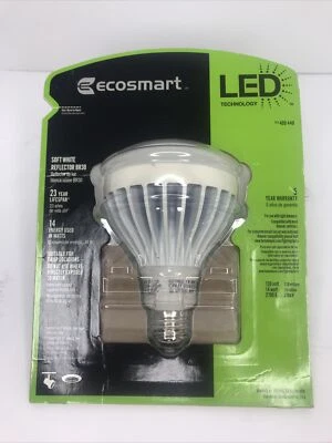 New EcoSmart LED Soft White Reflector BR30 14 Watt 409-440 - Image 1 of 2