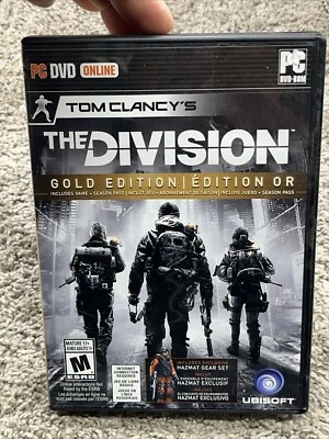 Tom Clancy's The Division Gold Edition (Windows PC, 2016) Complete 5 Disc Set - Image 1 of 4