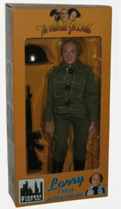 Three Stooges Figuren Toy Co. (1999) Larry Military Outfit 7 Zoll Actionfigur - Bild 1 von 2