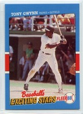 1988 Fleer Baseball's Exciting Stars - #17 - Tony Gwynn - San Diego Padres